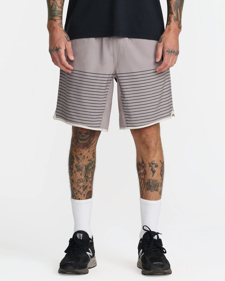 RVCA Men's Yogger Stretch Contrast 17" Short - Brown Stone - Sun Diego Boardshop