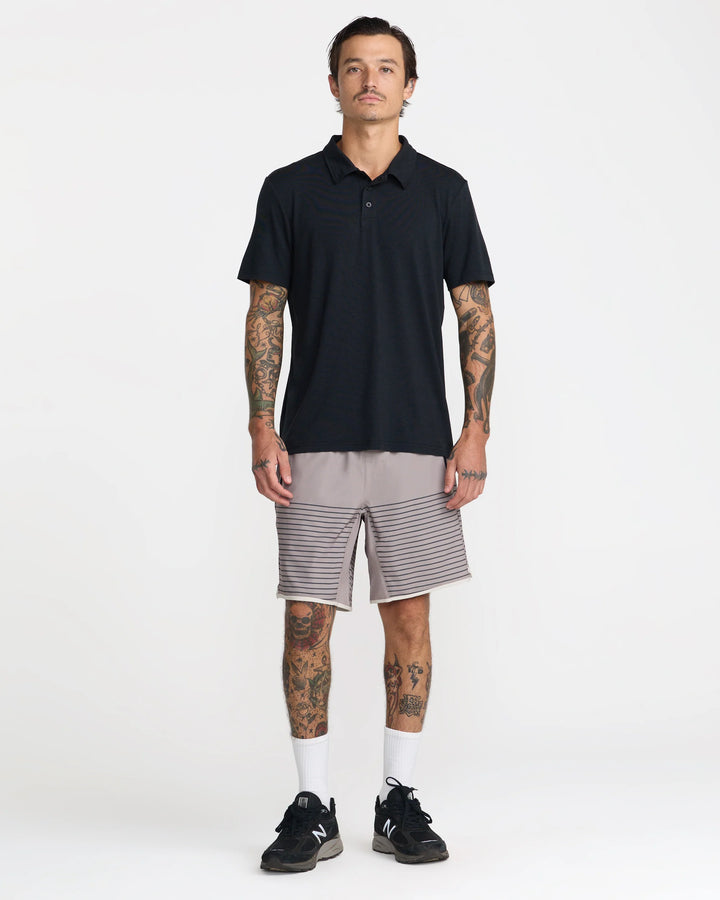 RVCA Men's Yogger Stretch Contrast 17" Short - Brown Stone - Sun Diego Boardshop