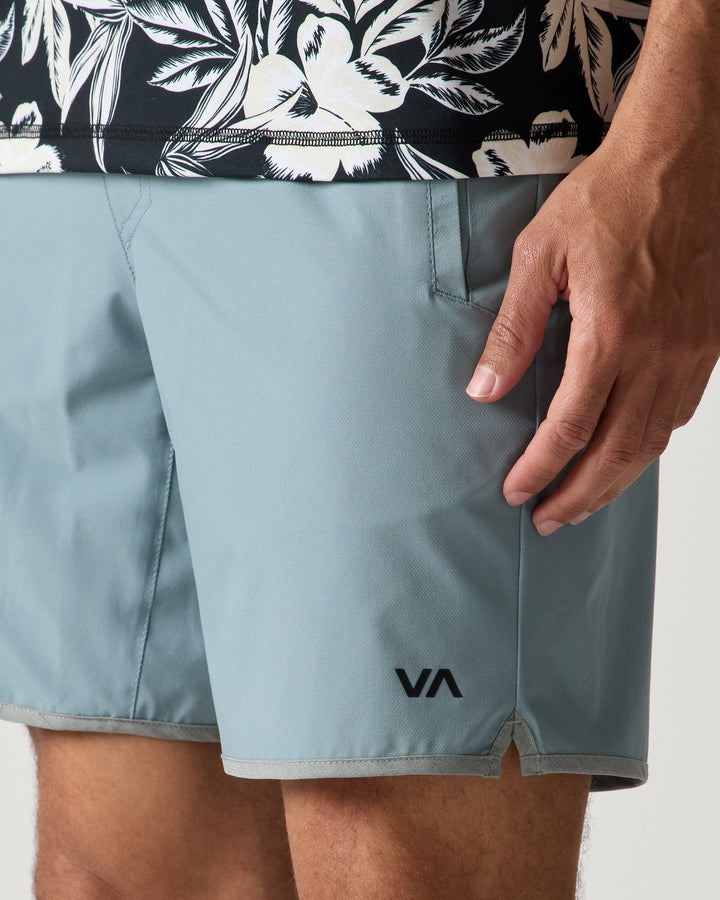 RVCA Men's Yogger Stretch Contrast 17" Short - Lead - Sun Diego Boardshop