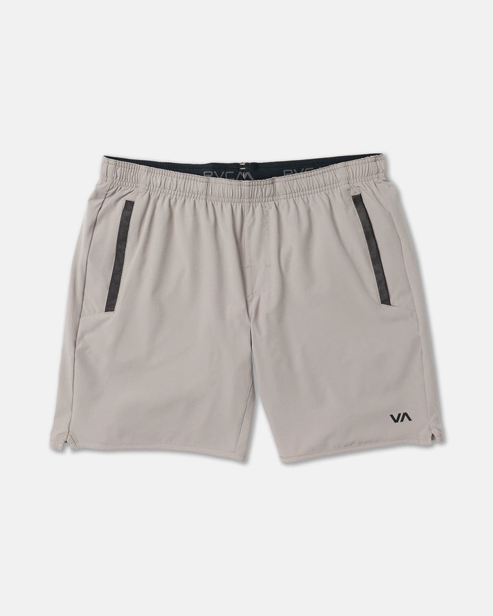 RVCA MEN'S YOGGER STRETCH 17" SHORT - BROWN STONE