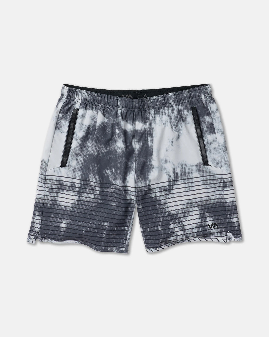RVCA MEN'S YOGGER STRETCH 17" SHORT - BLACK BLUR