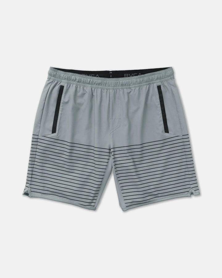 RVCA MEN'S YOGGER STRETCH 17" SHORT - LEAD