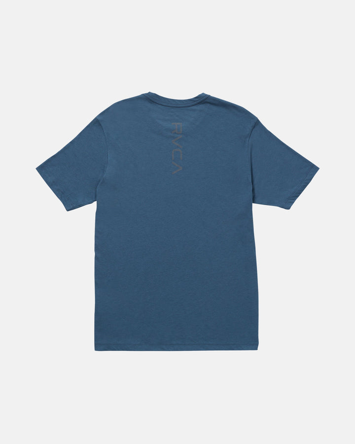 RVCA Va Mark Reflective Short Sleeve Tee - Dark Denim - Sun Diego Boardshop
