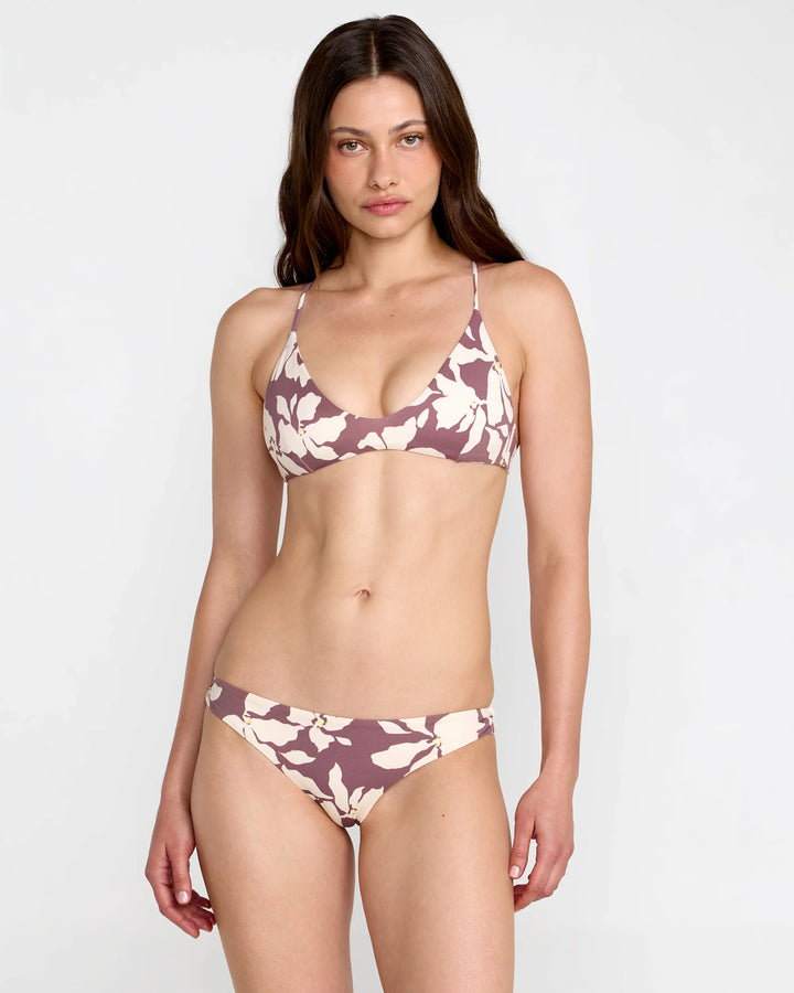 Rvca Something Else Crossback Bikini Top - Terra Brown - Sun Diego Boardshop
