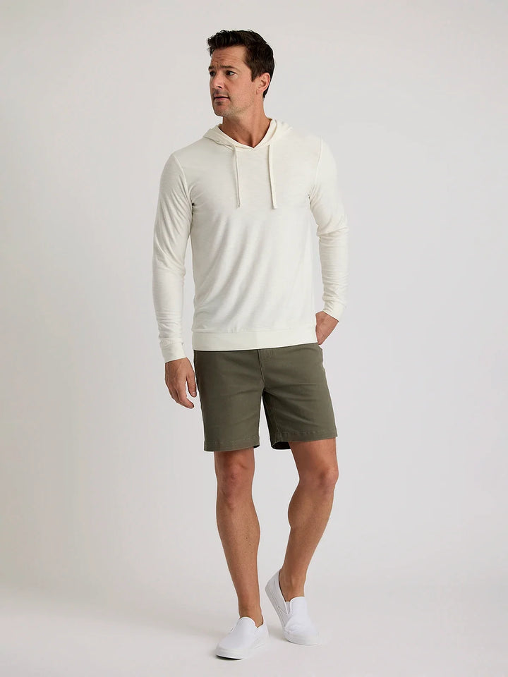 Free Fly Men's Men's Bamboo Slub Hoodie II - Sea Salt - Sun Diego Boardshop
