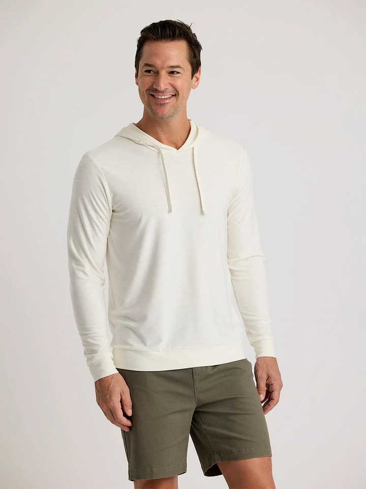 Free Fly Men's Men's Bamboo Slub Hoodie II - Sea Salt - Sun Diego Boardshop