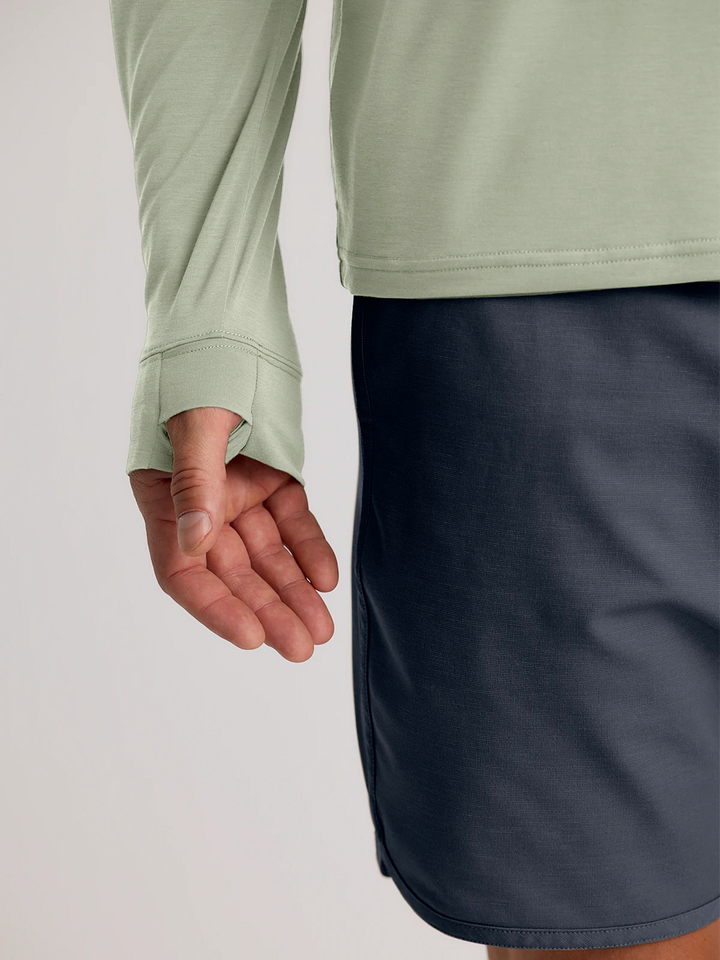 Free Fly Men'S Elevate Lightweight Hoodie - Desert Sage - Sun Diego Boardshop