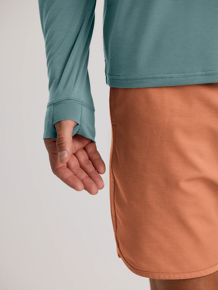 Free Fly Men'S Elevate Lightweight Hoodie - Stormy Sea - Sun Diego Boardshop