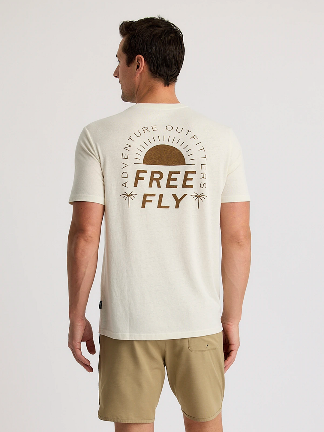 Free Fly Adventure Outifitters Tee - Heather Birch - Sun Diego Boardshop