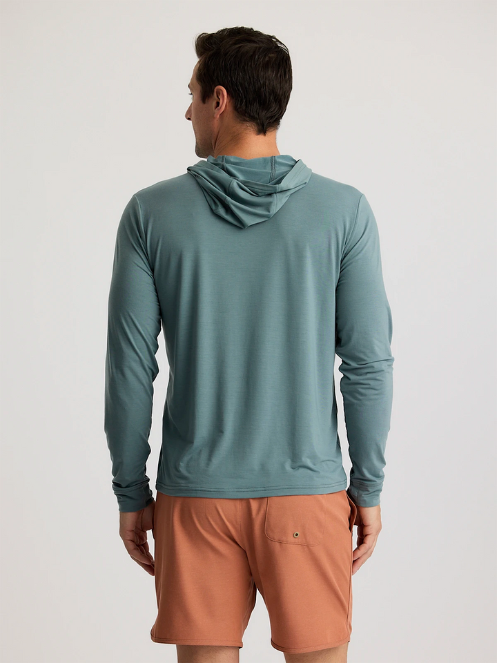 Free Fly Men'S Elevate Lightweight Hoodie - Stormy Sea - Sun Diego Boardshop