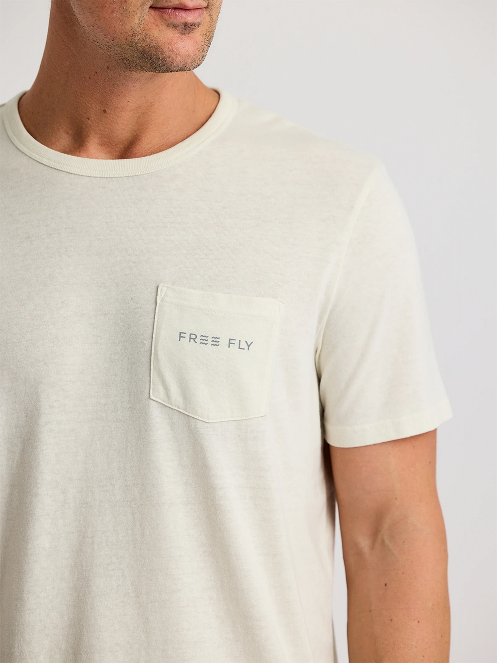 Free Fly Sol Pocket Tee - HEATHER BIRCH - Sun Diego Boardshop