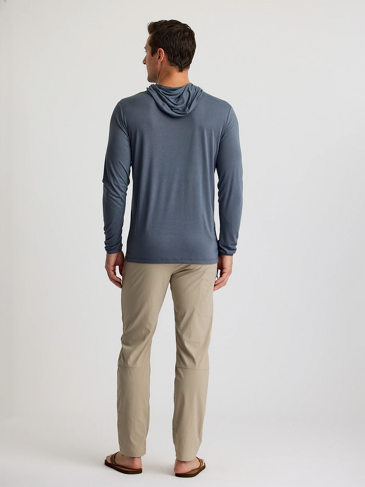 Free Fly Men'S Bamboo Lightweight Hoodie - Storm Cloud - Sun Diego Boardshop