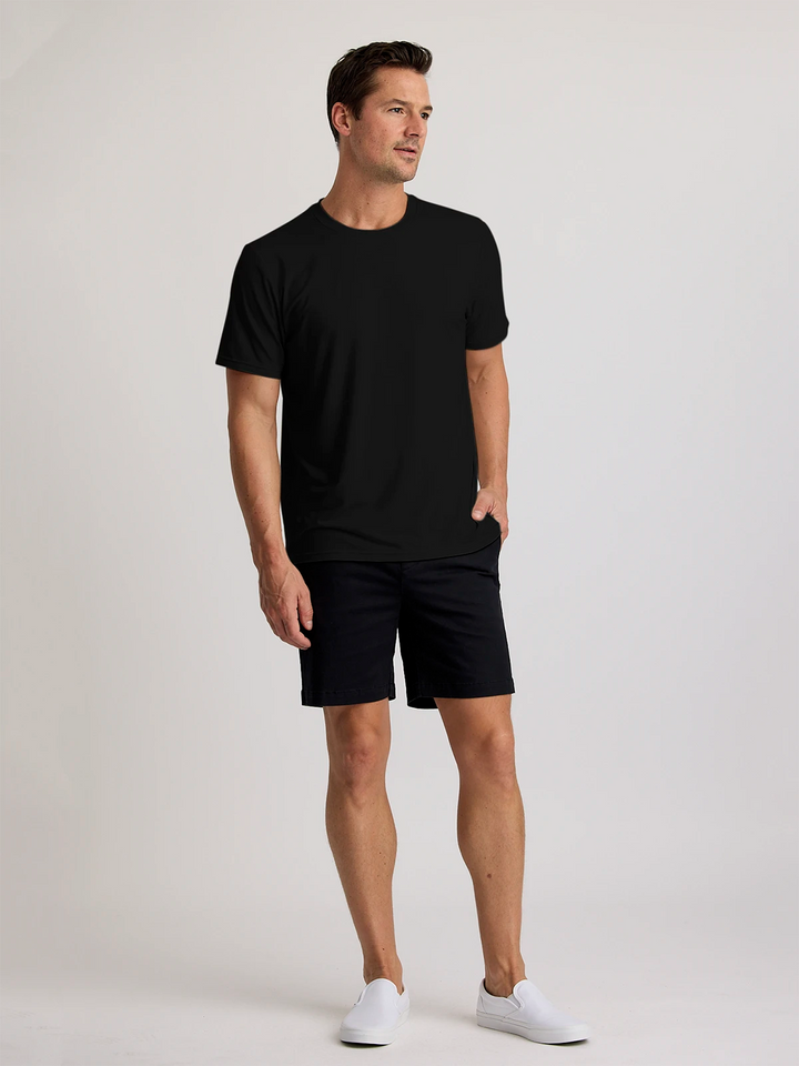 Free Fly Men'S Elevate Lightweight Tee - Black - Sun Diego Boardshop