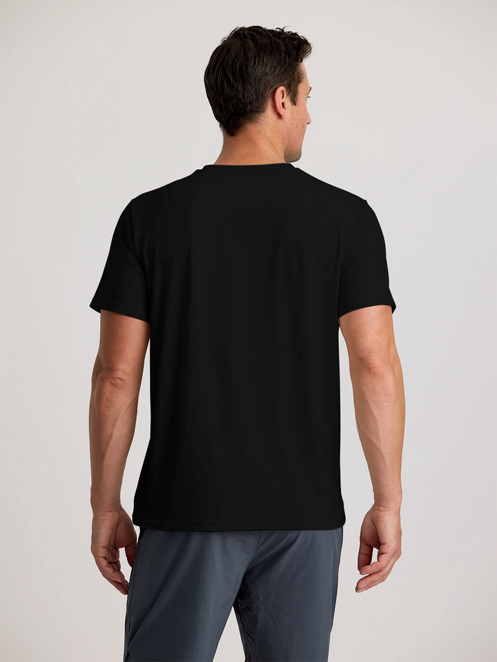 Free Fly Men'S Elevate Lightweight Tee - Black - Sun Diego Boardshop
