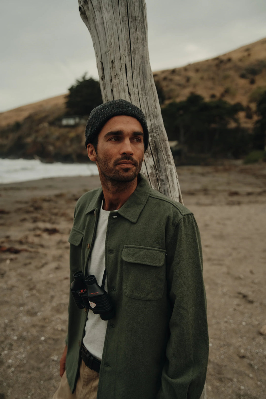 KATIN SHILOH SOLID FLANNEL - THYME - Sun Diego Boardshop