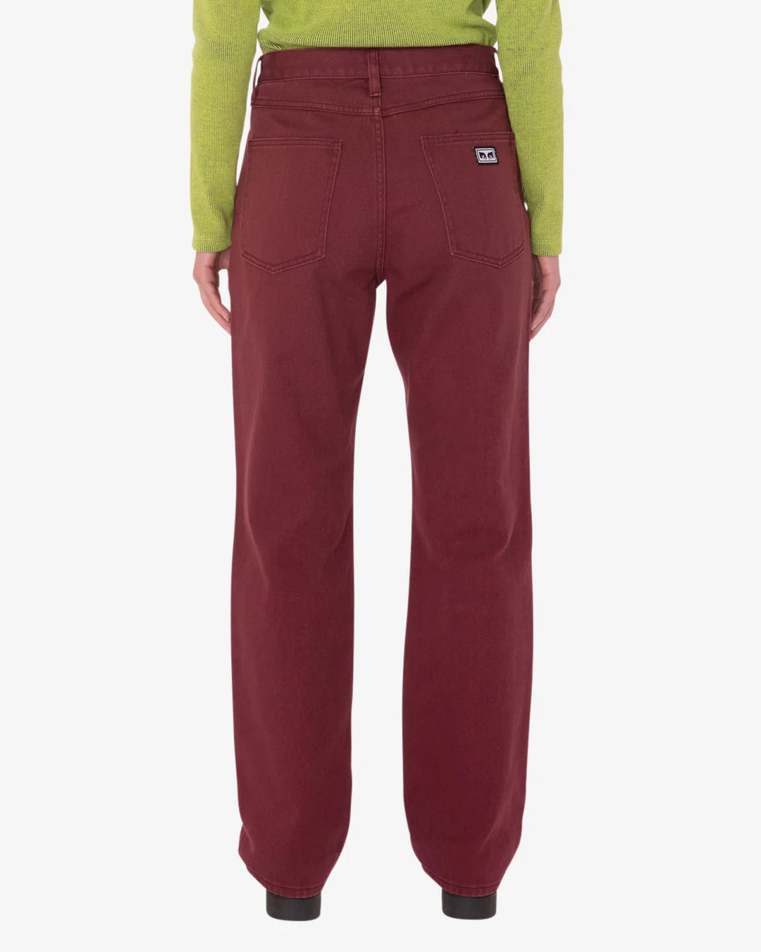 Obey EVERYDAY SLIM 5-POCKET PANT - WINE - Sun Diego Boardshop