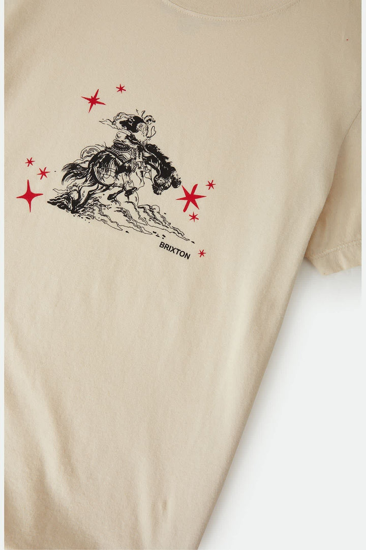 Brixton Women's Mid Century Ranch Slim Crew T-Shirt - Whitecap - Sun Diego Boardshop