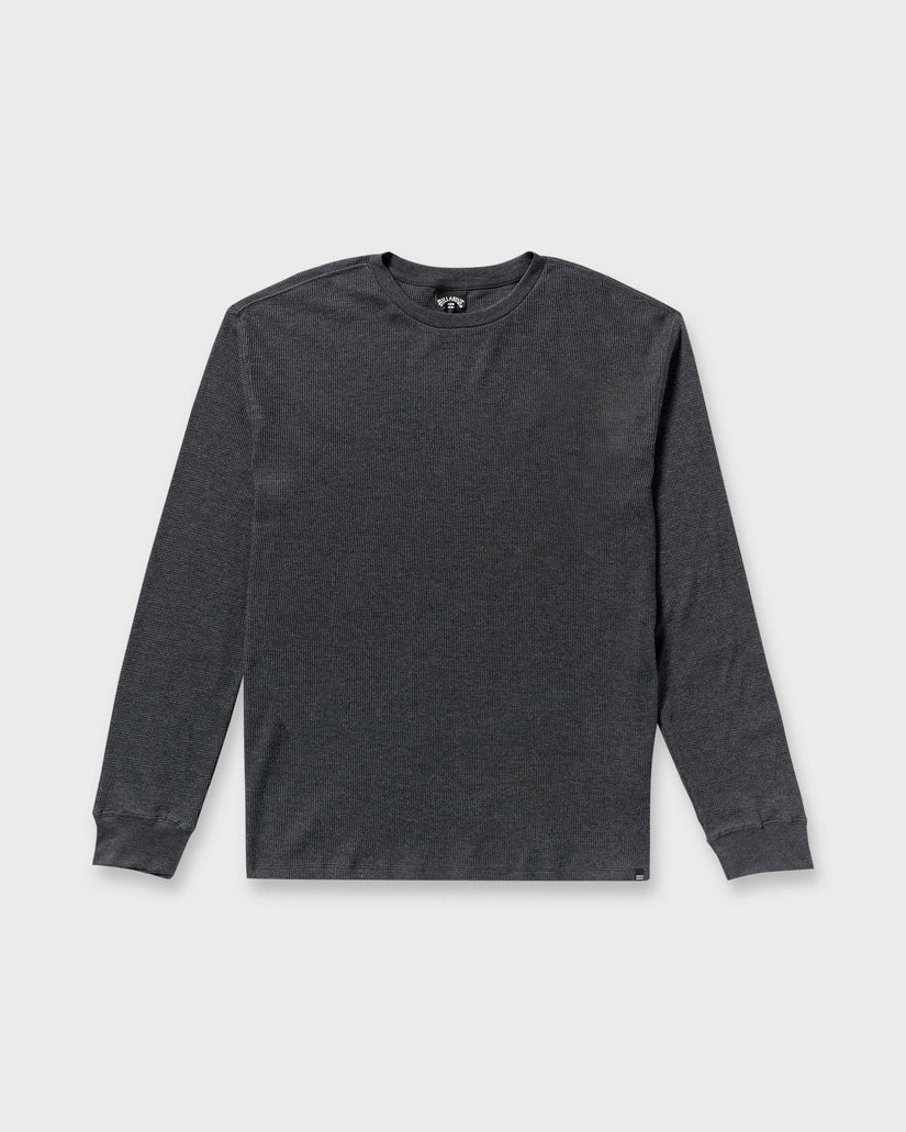 Billabong Essential Thermal Top - Black/Heather