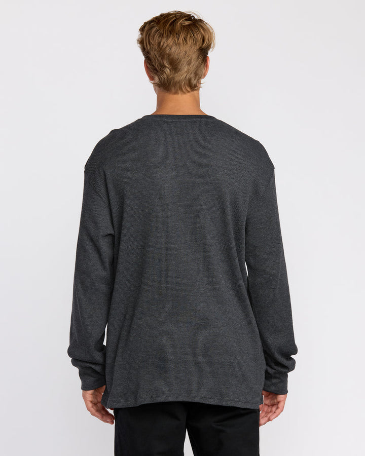 Billabong Essential Thermal Top - Black/Heather