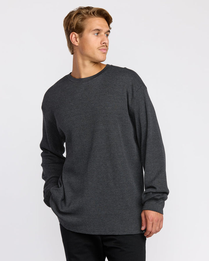 Billabong Essential Thermal Top - Black/Heather