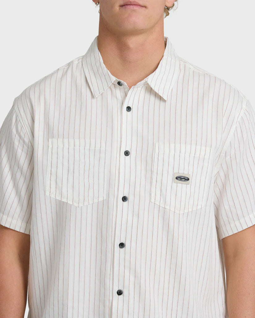 Billabong Bad Dog Short Sleeve Shirt - Off White - Sun Diego Boardshop