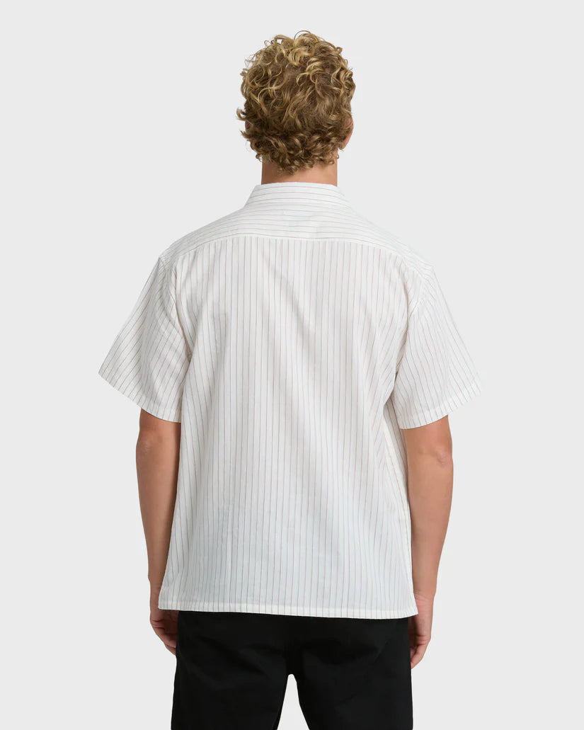 Billabong Bad Dog Short Sleeve Shirt - Off White - Sun Diego Boardshop