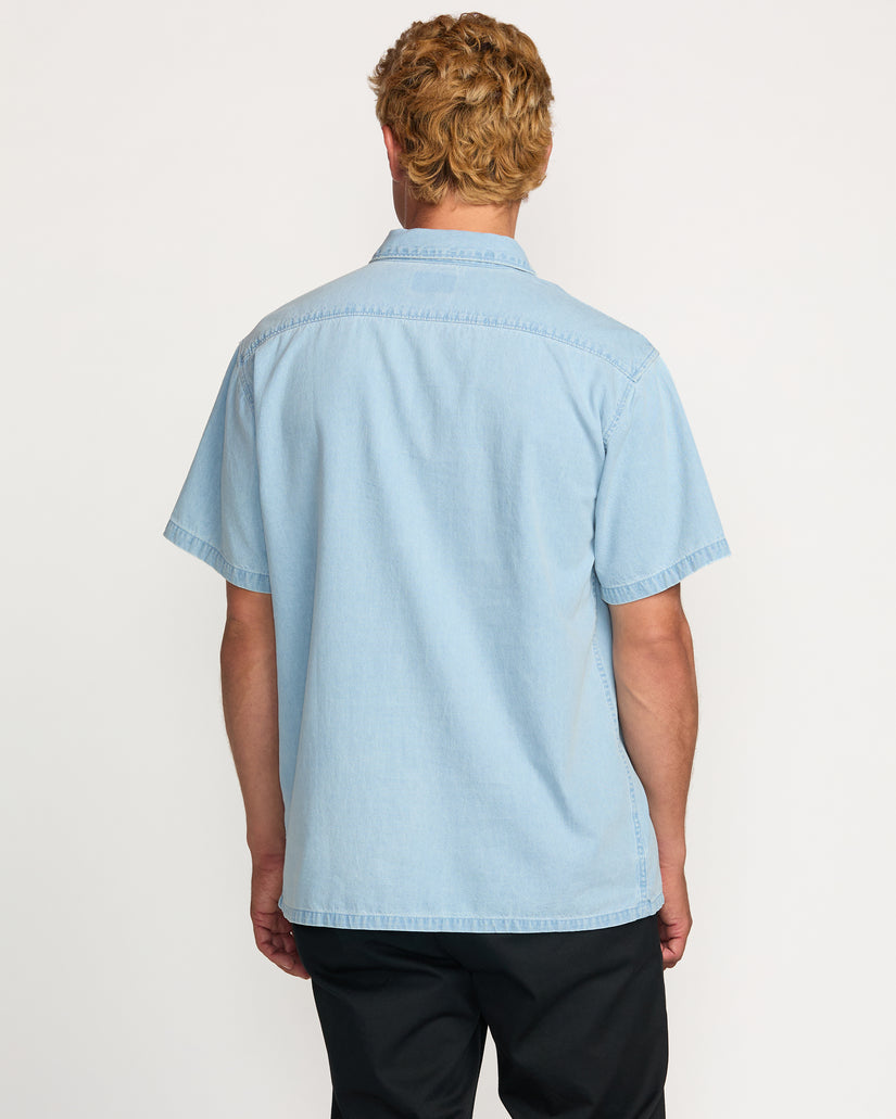 Billabong Occy Short Sleeve Shirt - Cloud Blue - Sun Diego Boardshop