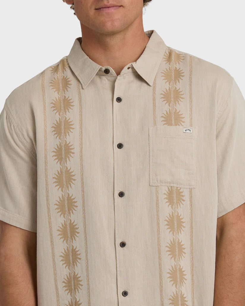 Billabong Cordoba Short Sleeve Shirt - Desert Khaki - Sun Diego Boardshop