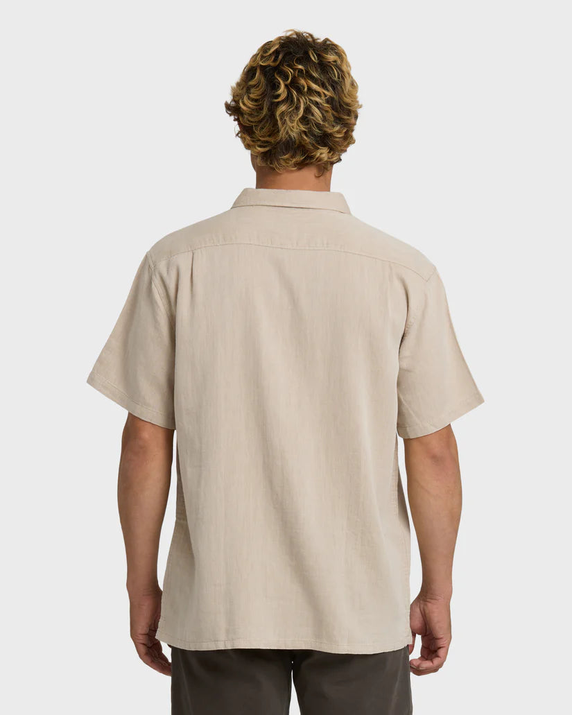 Billabong Cordoba Short Sleeve Shirt - Desert Khaki - Sun Diego Boardshop