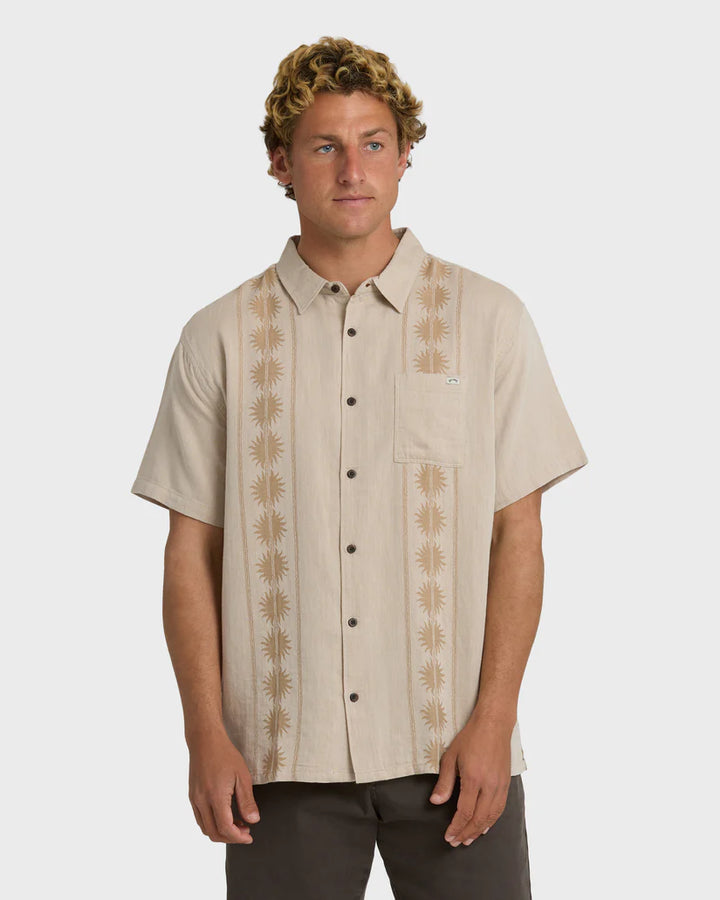 Billabong Cordoba Short Sleeve Shirt - Desert Khaki - Sun Diego Boardshop