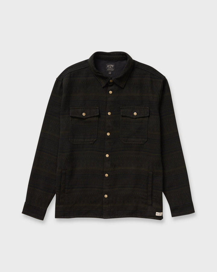 Billabong Lodge Long Sleeve Shirt - Dark Military