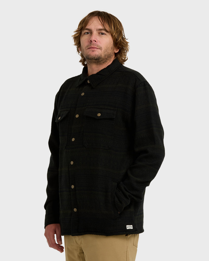 Billabong Lodge Long Sleeve Shirt - Dark Military