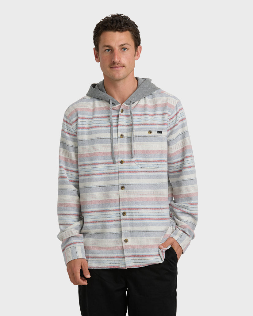Billabong Baja Long Sleeve Flannel - Off White - Sun Diego Boardshop