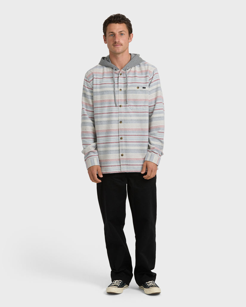 Billabong Baja Long Sleeve Flannel - Off White - Sun Diego Boardshop