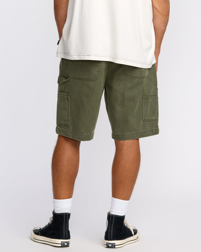 Billabong Bad Dog 21" Workwear Shorts - Dark Military - Sun Diego Boardshop