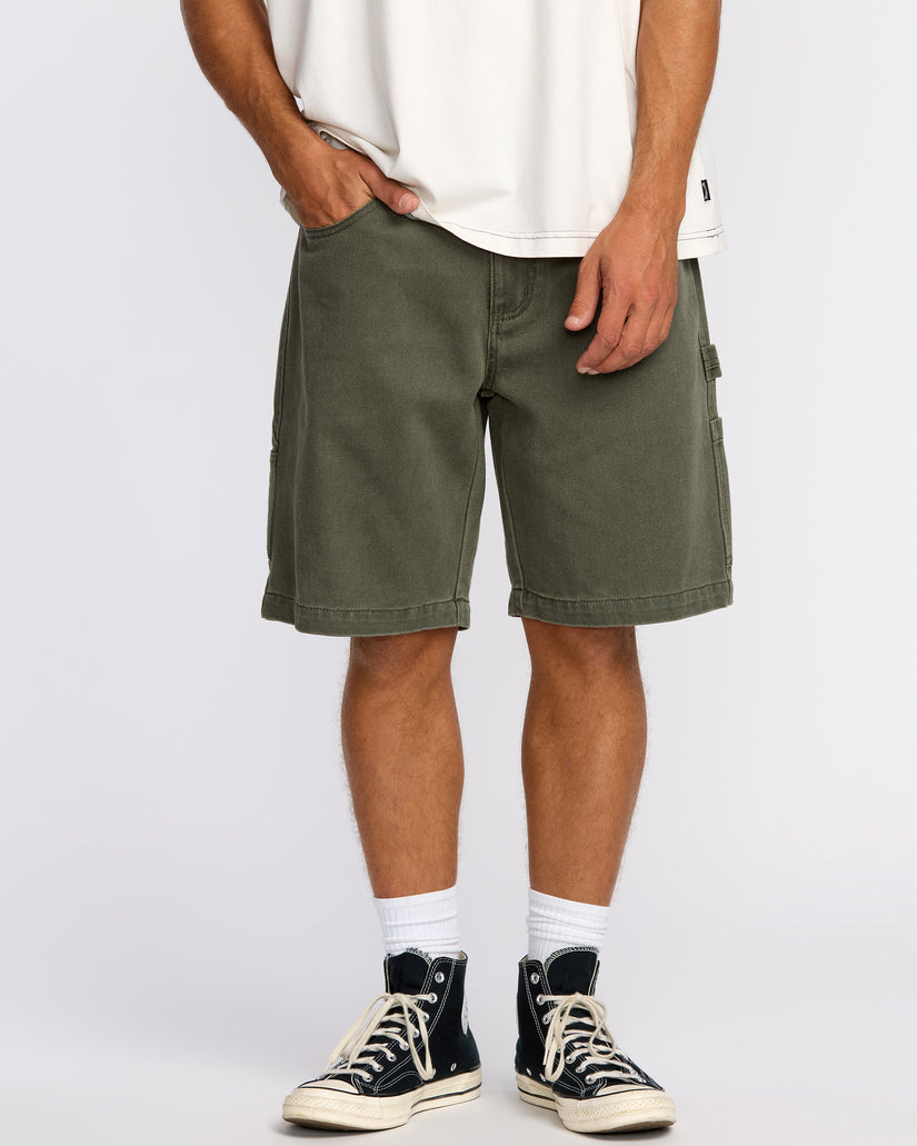 Billabong Bad Dog 21" Workwear Shorts - Dark Military - Sun Diego Boardshop