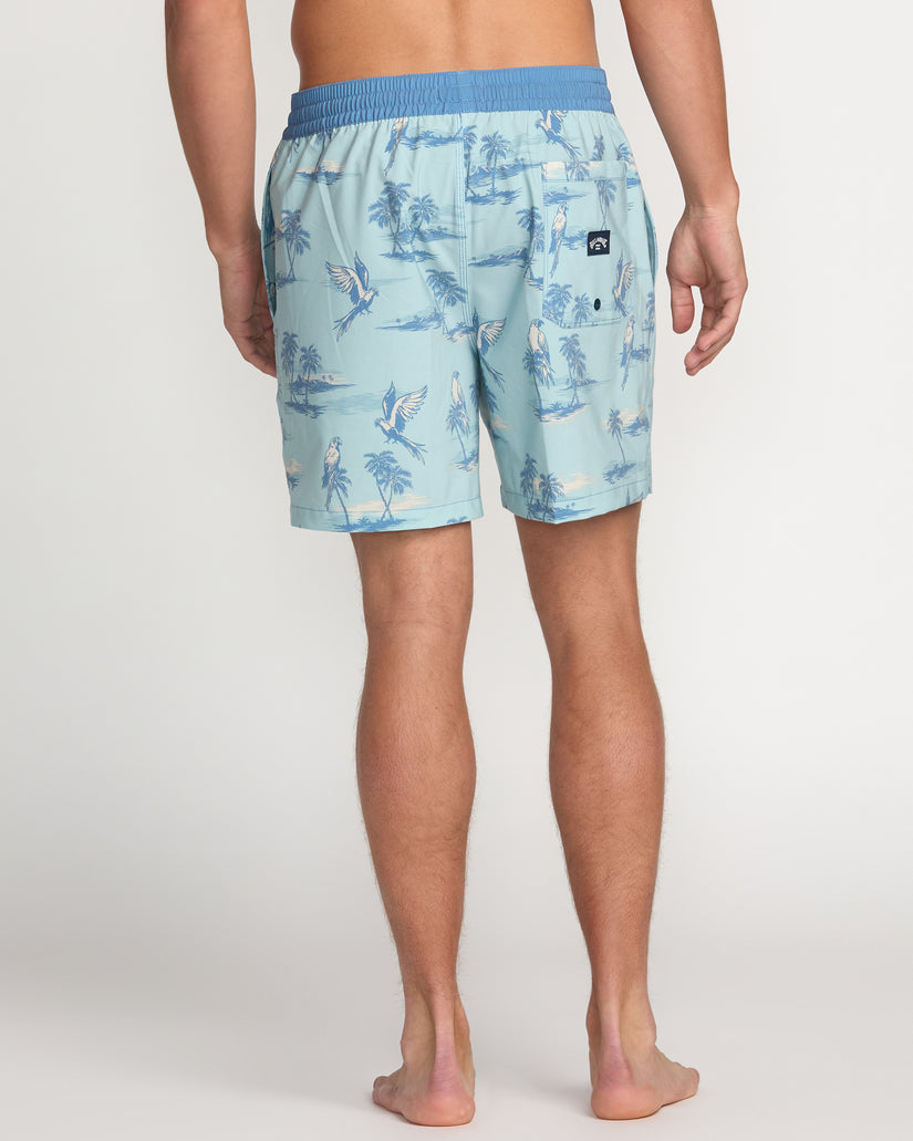 Billabong Good Times Laybacks 16" Trunks - Dusty Blue - Sun Diego Boardshop