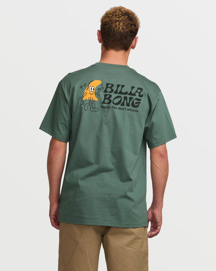 Billabong Happy Fins Regular Short Sleeve Tee - DARK SLATE - Sun Diego Boardshop