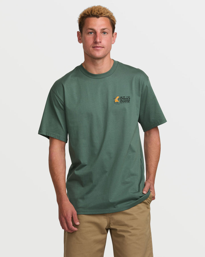 Billabong Happy Fins Regular Short Sleeve Tee - DARK SLATE - Sun Diego Boardshop