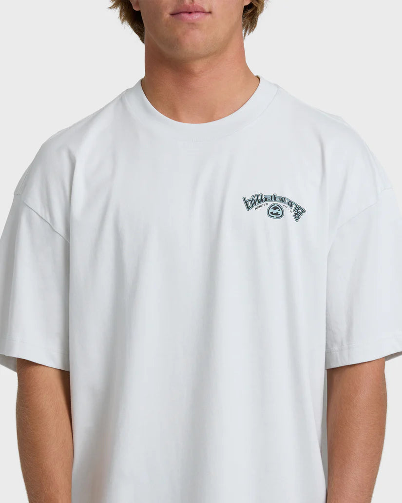 Billabong Spec 73 Bio Arch Og Short Sleeve T-Shirt - Fog Gray - Sun Diego Boardshop