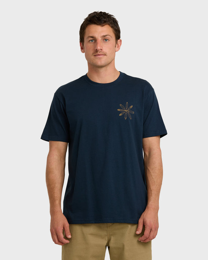 Billabong Quiver Premium Short Sleeve T-Shirt - Navy