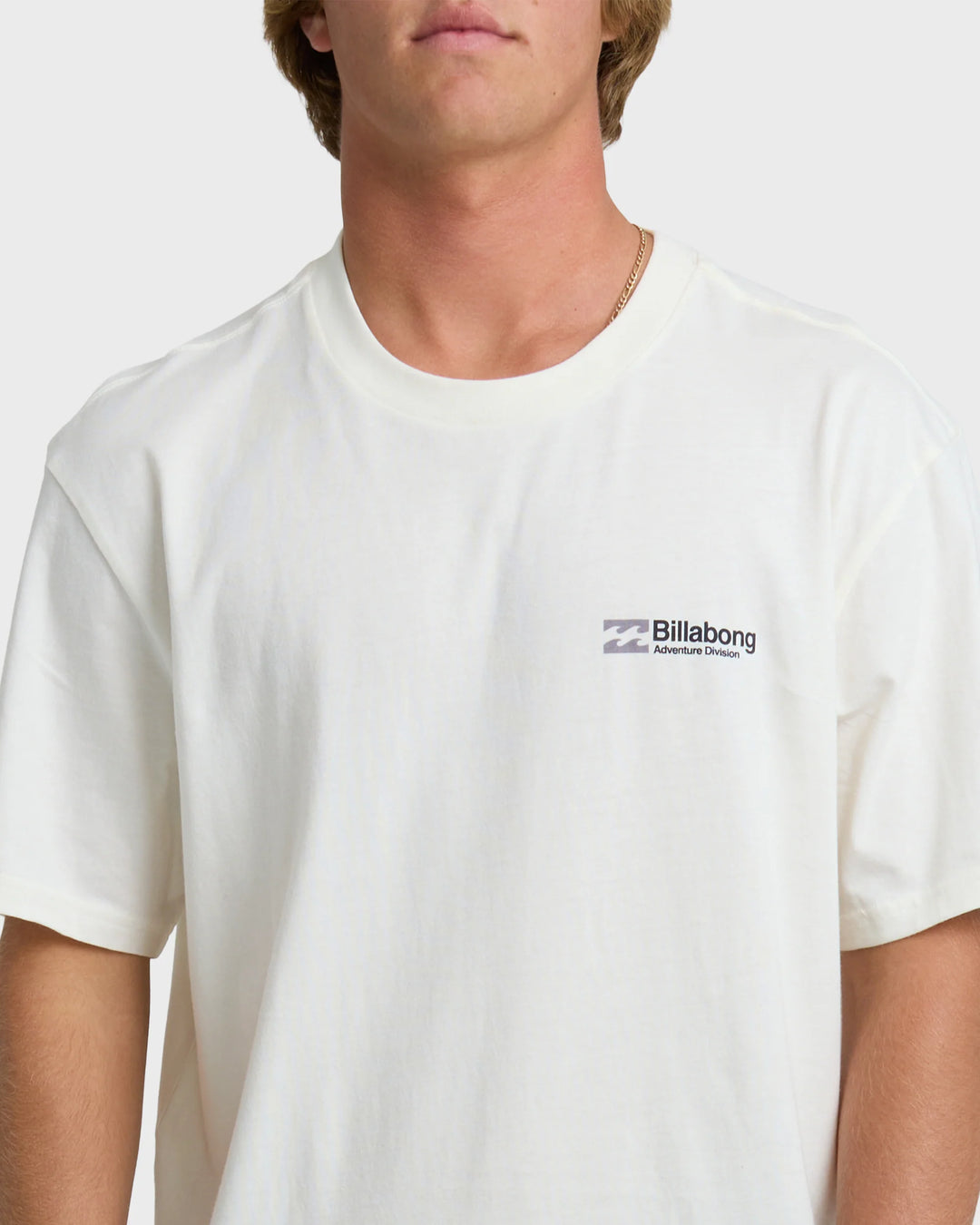 Billabong Men's Make Tracks Adiv Premium Short Sleeve T-Shirt - Off White - Sun Diego Boardshop