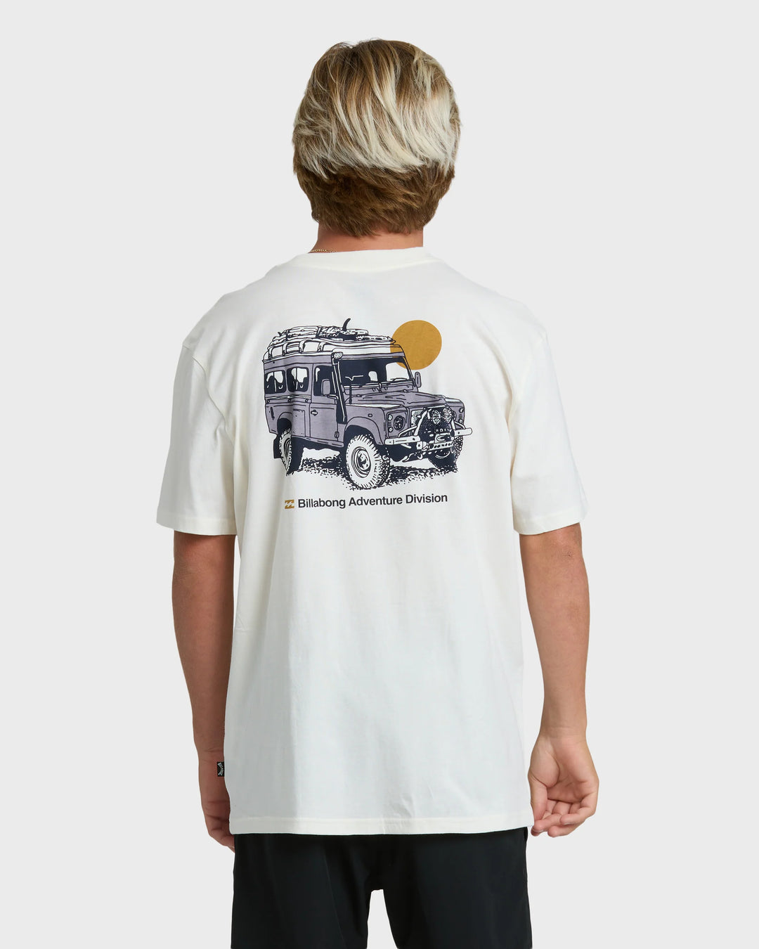 Billabong Men's Make Tracks Adiv Premium Short Sleeve T-Shirt - Off White - Sun Diego Boardshop