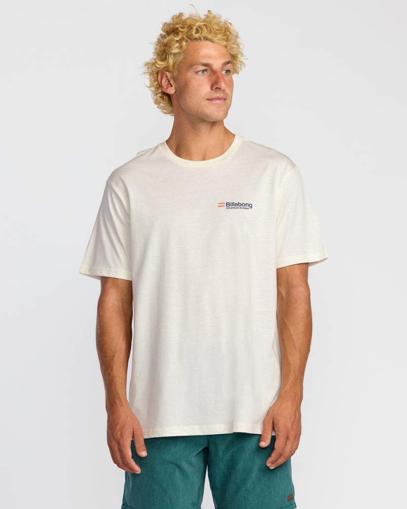 Billabong A/Div Abandon Short Sleeve T-Shirt - Off White - Sun Diego Boardshop