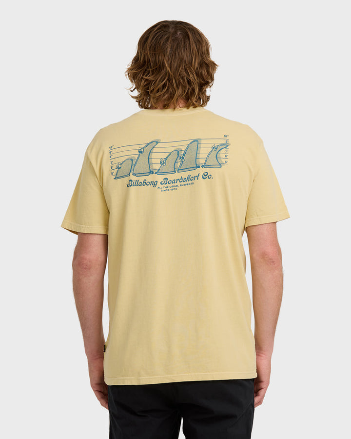Billabong Suspects Premium Ww Short Sleeve T-Shirt - Golden Yellow