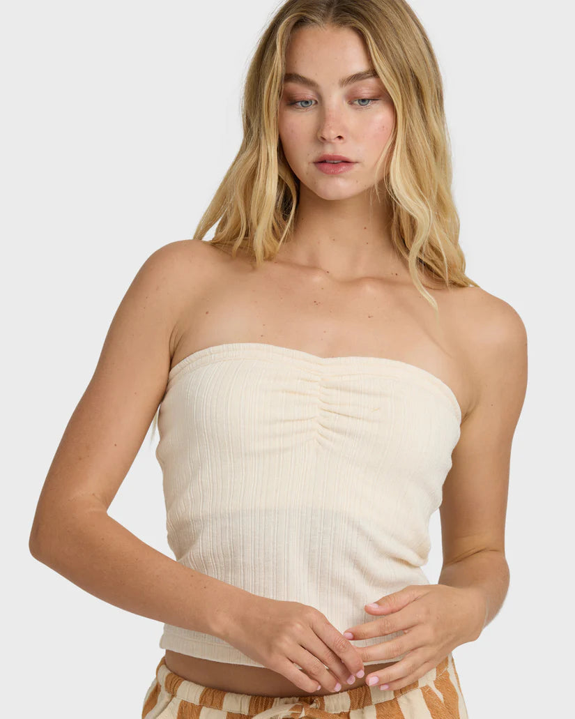 Billabong Talley Tube Top - White Cap