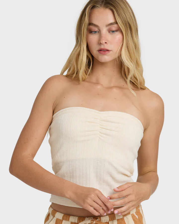 Billabong Talley Tube Top - White Cap