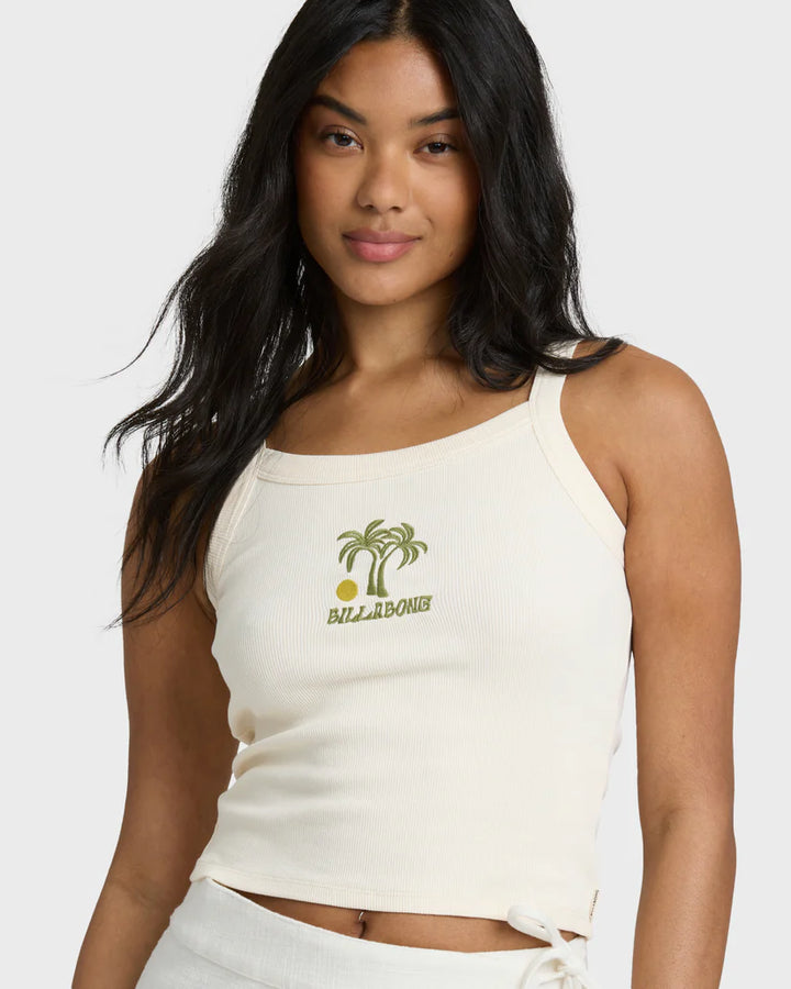 Billabong Day Trip Forever Tank - White Cap - Sun Diego Boardshop