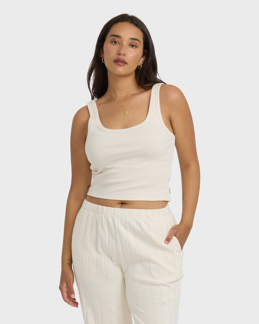 Billabong Goddess Knit Tank - White Cap - Sun Diego Boardshop