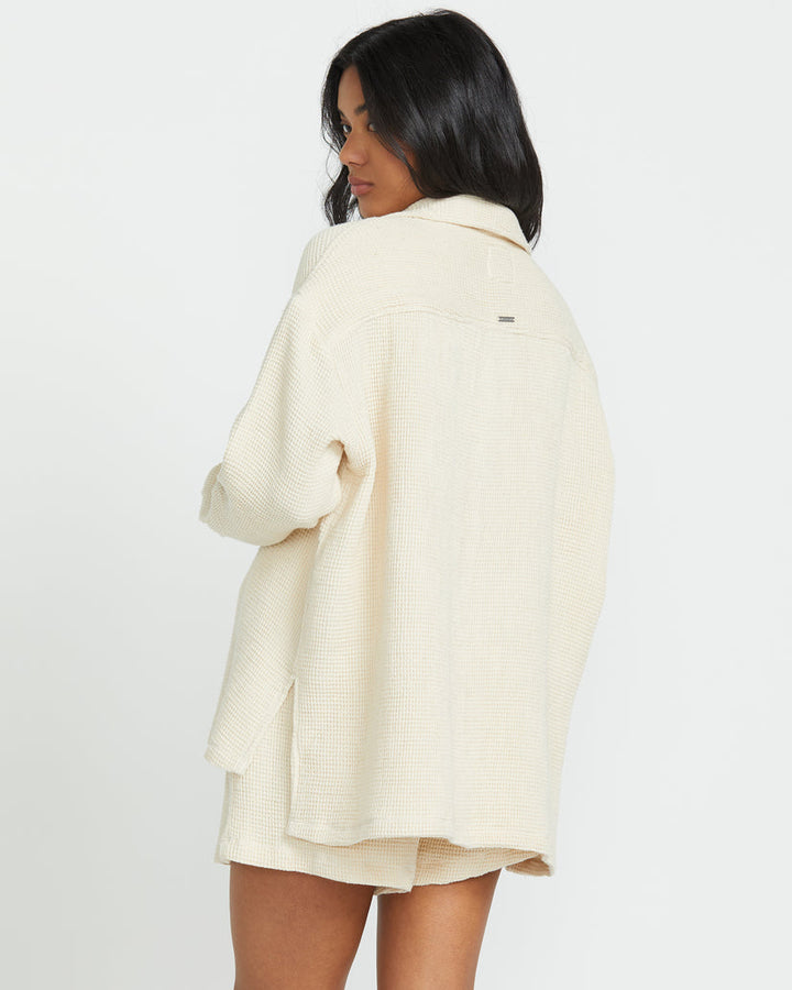 Billabong So Cozy Shacket - DOVE - Sun Diego Boardshop